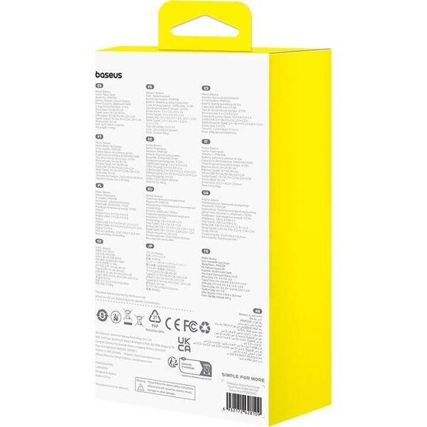 Powerbank Baseus Powerbank Baseus Airpow 20000mAh 20W (niebieski)