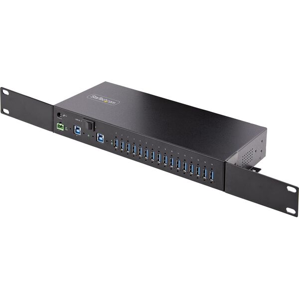 StarTech StarTech S5G16AINDS-USB-A-HUB huby i koncentratory 2 x USB 3.2 Gen 1 (3.1 Gen 1) Type-B 5000 Mbit/s Czarny