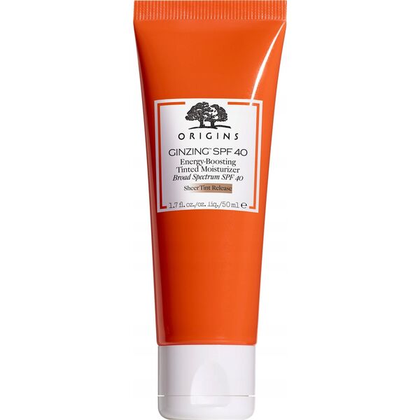 Origins Origins Ginzing Energy-Boosting Tinted Moisturizer SPF 40 gaivinamasis drėkinamasis kremas, 50 ml