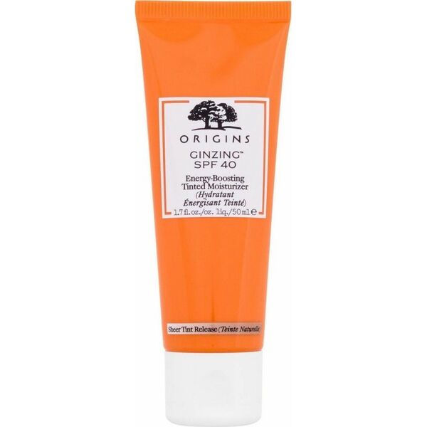 Origins Origins Ginzing Energy-Boosting Tinted Moisturizer SPF 40 gaivinamasis drėkinamasis kremas, 50 ml