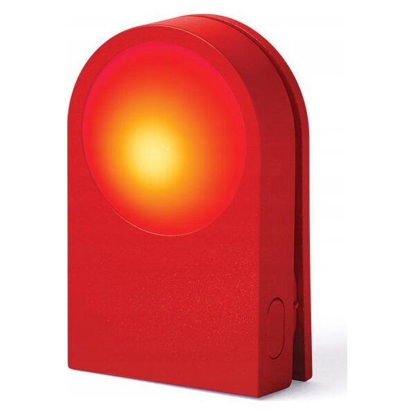 Lampka biurkowa Lexon Lexon Lucie LED clip red/red LL121R