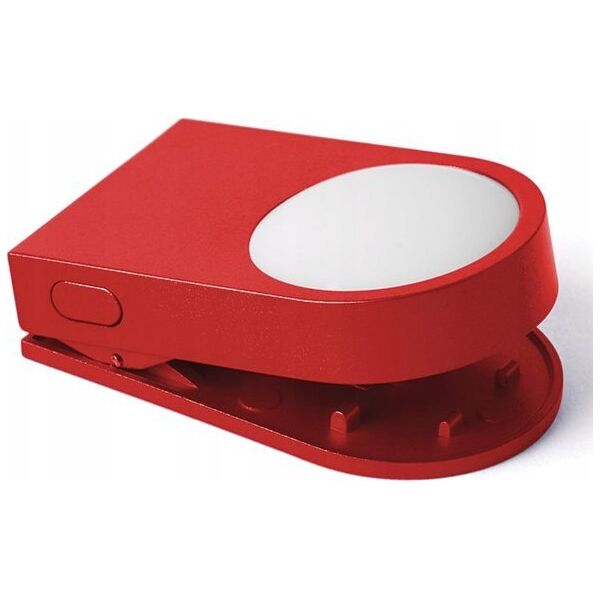 Lampka biurkowa Lexon Lexon Lucie LED clip red/red LL121R