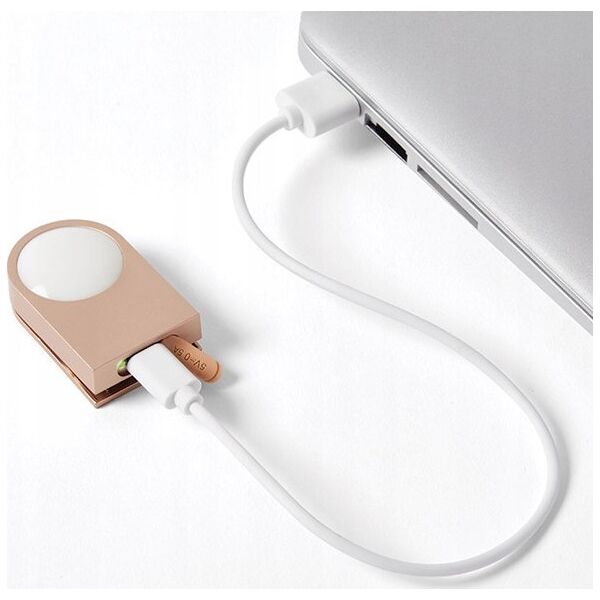 Lampka biurkowa Lexon Lexon Lucie LED clip gold/gold LL121D