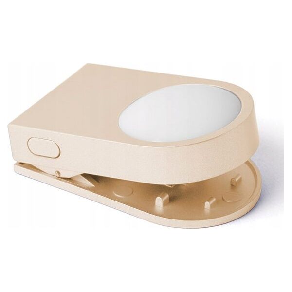 Lampka biurkowa Lexon Lexon Lucie LED clip gold/gold LL121D