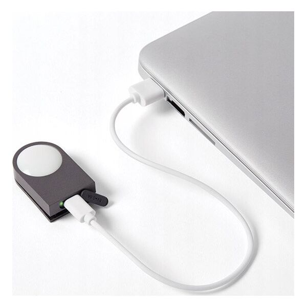 Lampka biurkowa Lexon Lexon Lucie LED clip dark gray/gun LL121X