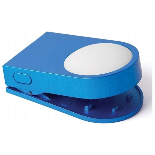 Lampka biurkowa Lexon Lexon Lucie LED clip blue/blue LL121B