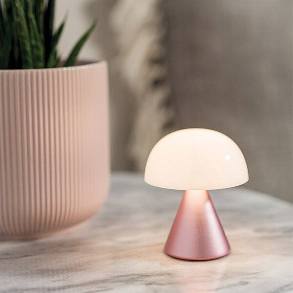 Lampka biurkowa Lexon Lexon Mina Mini LED Lamp pink/pink LH60MLP