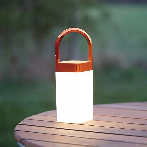 Lampka biurkowa Lexon Lexon Horizon Cordless LED Lamp Orange/Orange LH77O1