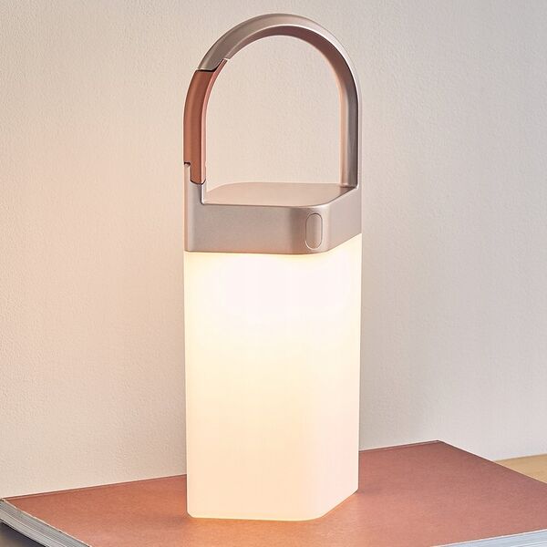 Lampka biurkowa Lexon Lexon Horizon Cordless LED Lamp Gold/Gold LH77D