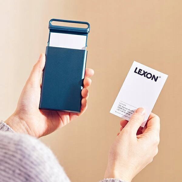 Lexon Lexon Nomaday Card Business card holder dark blue LD144DB