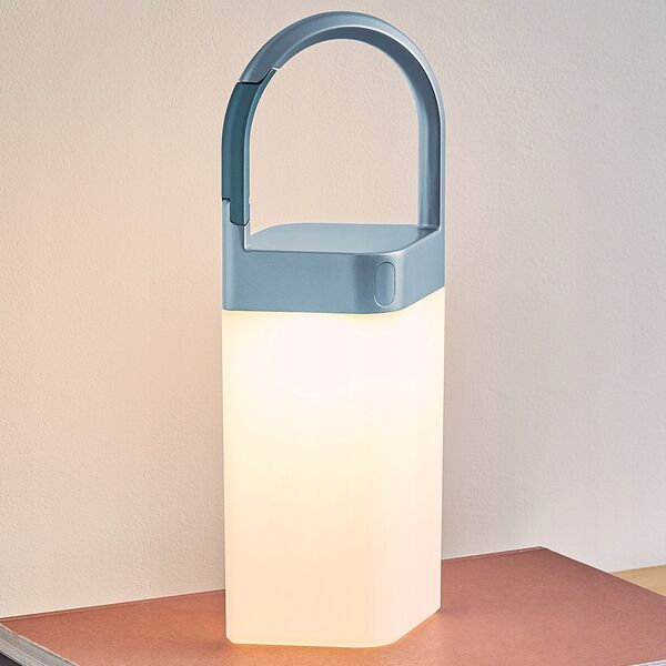 Lampka biurkowa Lexon Lexon Horizon Cordless LED Light Blue Lamp LH77LB1