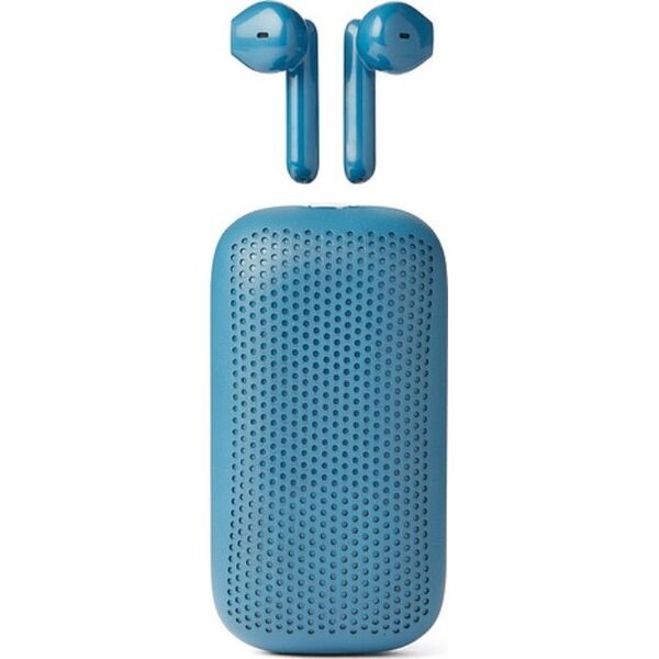 Słuchawki Lexon Lexon Speakerbuds Wireless Bluetooth Speaker Headphones Blue/Blue LA127B