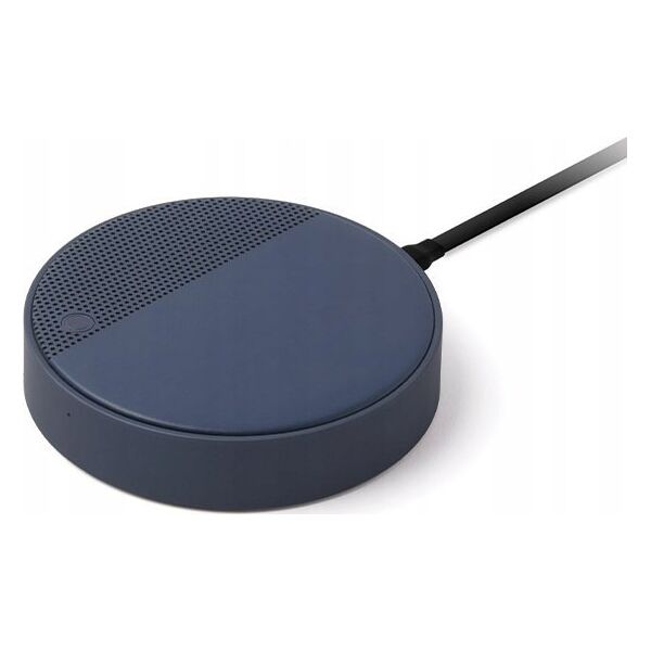 Głośnik Lexon Lexon Oslo Energy+ 10W wireless charger with bluetooth speaker dark blue/dark blue LL141DB