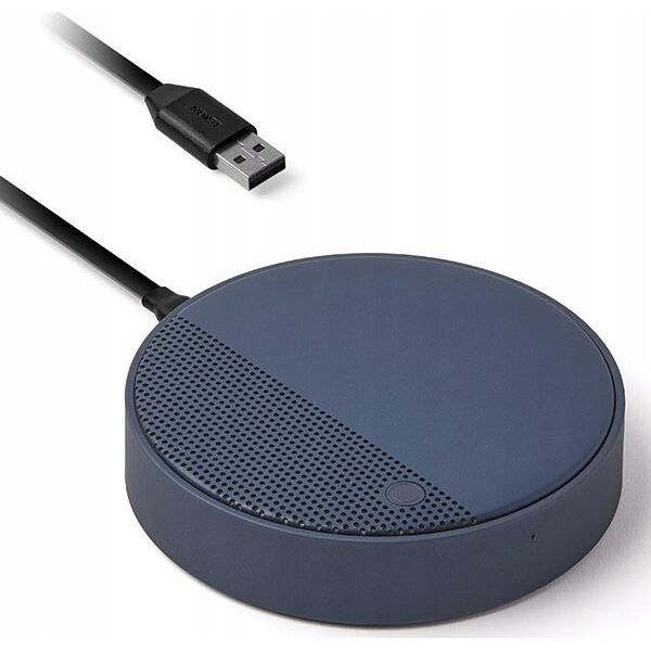 Głośnik Lexon Lexon Oslo Energy+ 10W wireless charger with bluetooth speaker dark blue/dark blue LL141DB