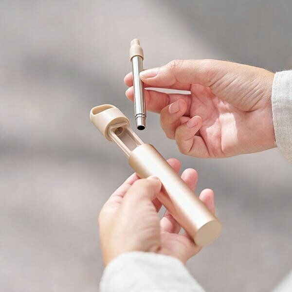Lexon Lexon Nomaday UV Straw Reusable Straw with UV Disinfection Function Gold/LL147D
