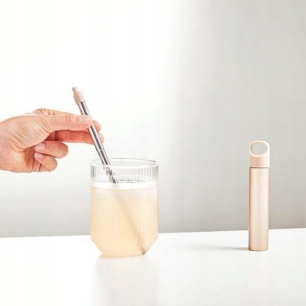 Lexon Lexon Nomaday UV Straw Reusable Straw with UV Disinfection Function Gold/LL147D