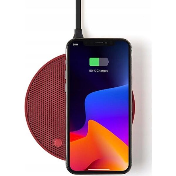 Głośnik Lexon Lexon Oslo Energy+ 10W wireless charger with bluetooth speaker dark red LL141DR