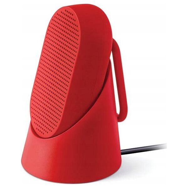 Głośnik Lexon Lexon Mino T Waterproof Speaker with Stand and Carabiner Red LA124R9