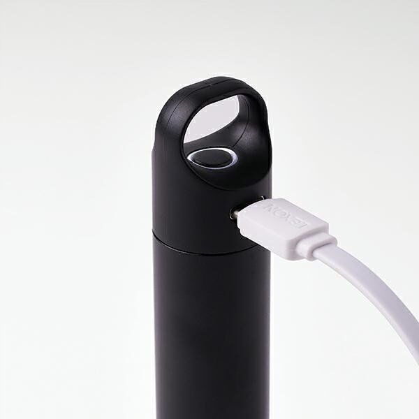Lexon Lexon Nomaday UV Straw Reusable Straw with UV Disinfection Function Black/Black LL147N