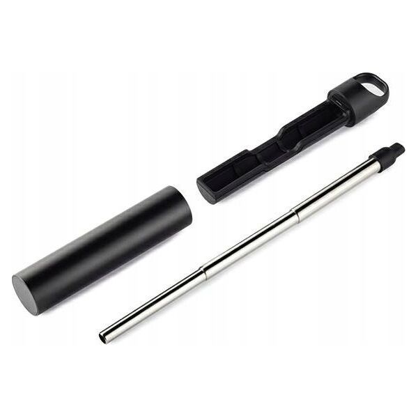 Lexon Lexon Nomaday UV Straw Reusable Straw with UV Disinfection Function Black/Black LL147N