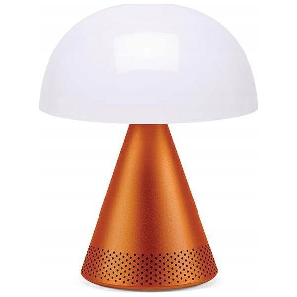 Lampa stołowa Lexon Lexon Mina Audio L LED Lamp with Bluetooth Speaker Orange/Orange LH76O1