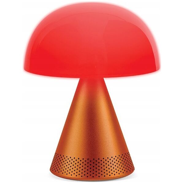 Lampa stołowa Lexon Lexon Mina Audio L LED Lamp with Bluetooth Speaker Orange/Orange LH76O1