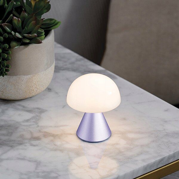 Lampa stołowa Lexon Lexon Mina Mini LED lamp light purple/light purple LH60LL