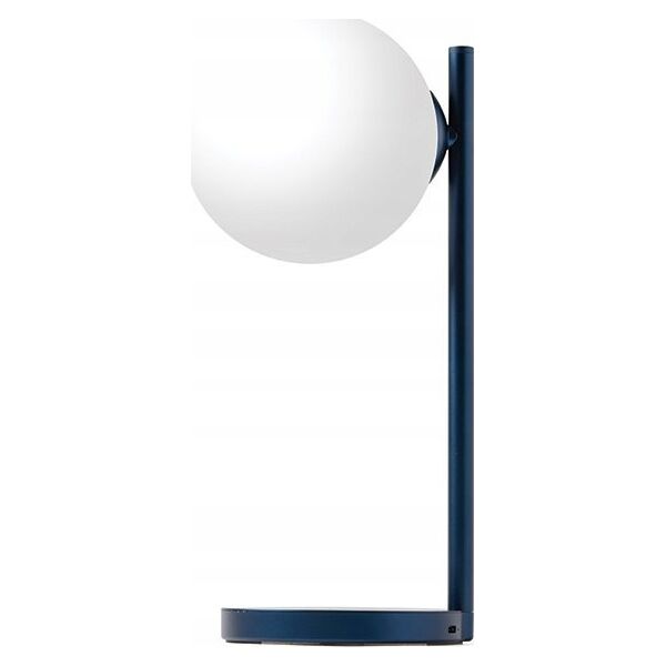 Lampa stołowa Lexon Lexon Bubble Lamp LED lamp with inductive charger 15W navy blue/dark blue LH70DB