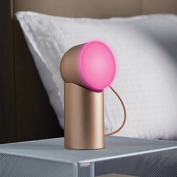Lampa stołowa Lexon Lexon Orbe LED lamp gold/gold LH88D