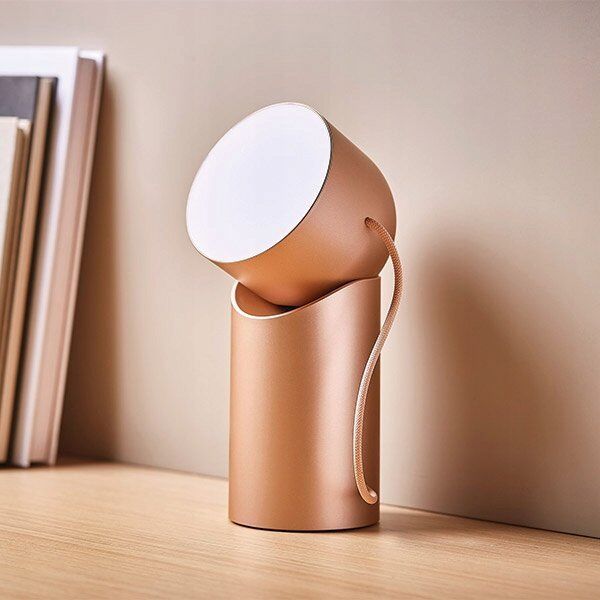 Lampa stołowa Lexon Lexon Orbe LED lamp gold/gold LH88D