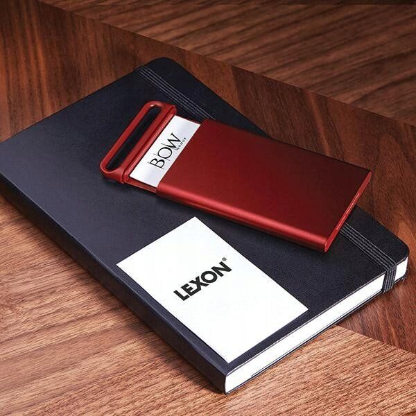 Lexon Lexon Nomaday Card Business Card Holder Dark Red LD144DR