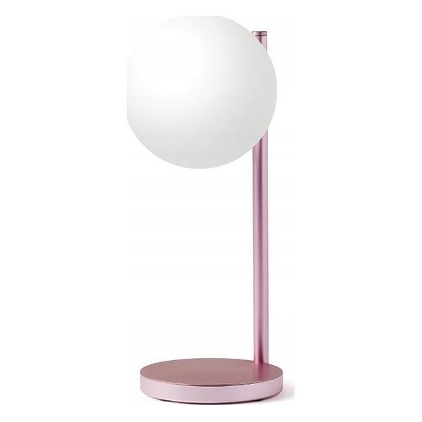 Lampa stołowa Lexon Lexon Bubble Lamp LED lamp with inductive charger 15W light pink LH70LP