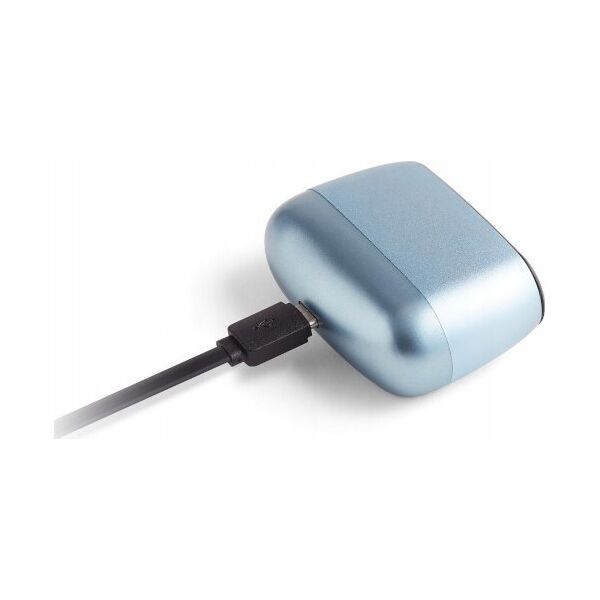 Lampa stołowa Lexon Lexon Minute Alarm Clock Mini Light Blue/Light Blue LR154LB1
