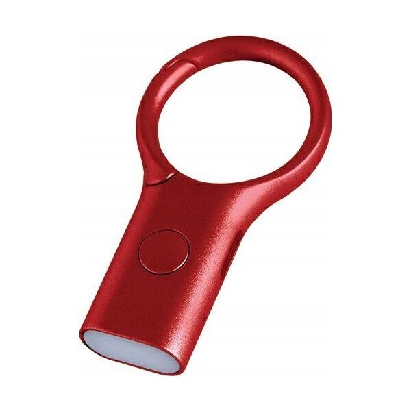 Lexon Lexon Nomaday Keychain with flashlight dark red LL136DR