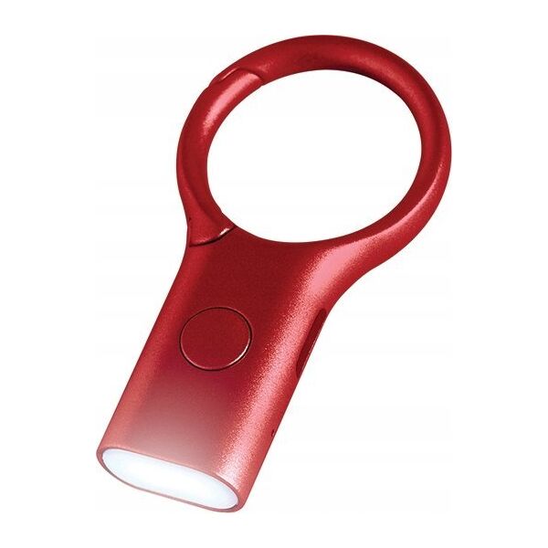 Lexon Lexon Nomaday Keychain with flashlight dark red LL136DR