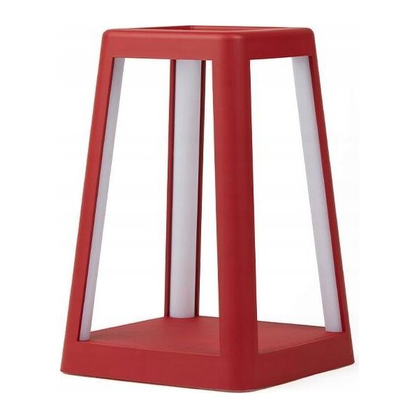 Lampa stołowa Lexon Lexon Lantern LED lamp with inductive charger dark red LH94DR