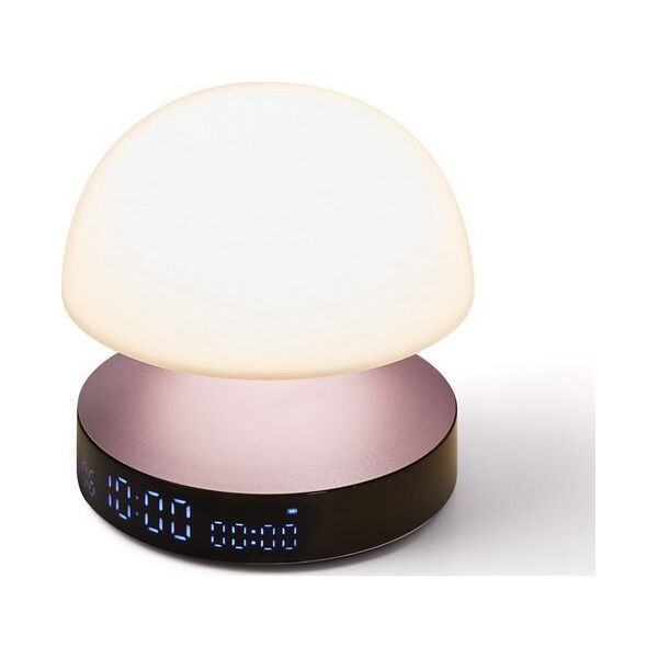 Lampa stołowa Lexon Lexon Mina Sunrise Alarm Clock with Light Pink LR153MLP