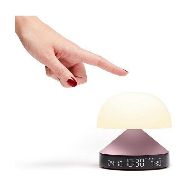 Lampa stołowa Lexon Lexon Mina Sunrise Alarm Clock with Light Pink LR153MLP