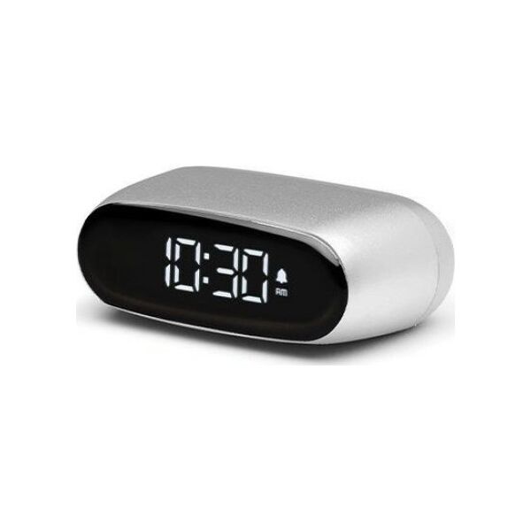 Lampa stołowa Lexon Lexon Minut Alarm clock mini aluminum/alu poly LR154AP