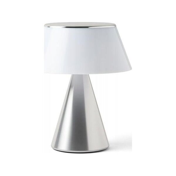 Lampa stołowa Lexon Lexon Luma XL LED lamp aluminum/alu poly LH98MAP