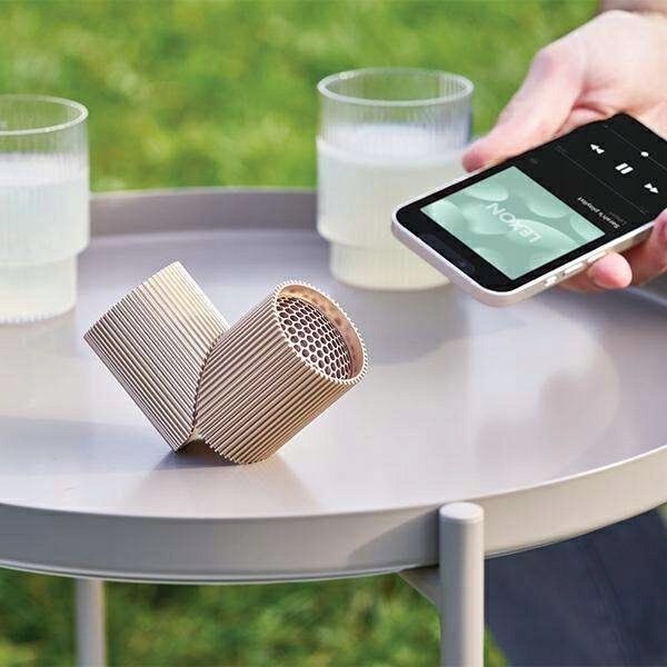 Głośnik Lexon Lexon Ray Speaker Magnetic Bluetooth Speaker Set Gold/vivid Gold LA132VG3