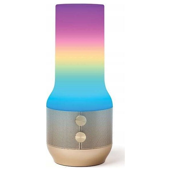 Lampa stołowa Lexon Lexon Terrace+ 3in1 LED lamp with speaker and power bank gold/gold LA134D