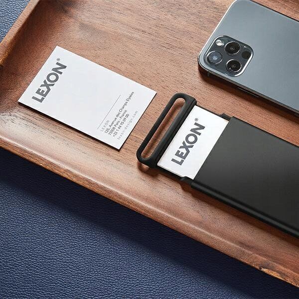 Lexon Lexon Nomaday Card Business card holder black/black LD144N