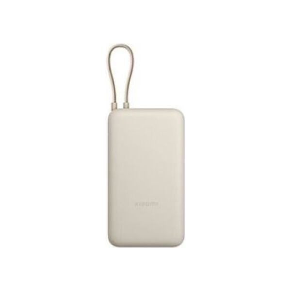 Xiaomi Xiaomi 33W Power Bank (Integrated Cable) | 20000 mAh | USB-C/USB-C cable/USB-A | Tan