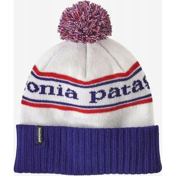 Patagonia Czapka powder town beanie-park stripe-viking blue-uni PATAGONIA