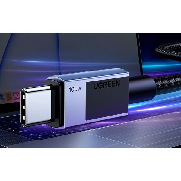 Kabel USB Ugreen ML Kabel ładujący Ugreen USB-C to USB-C PD L512 (szary) 3m