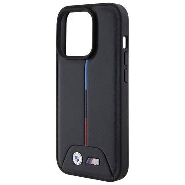BMW Etui BMW BMHCP15L22PVTK Apple iPhone 15 Pro hardcase Quilted Tricolor czarny/black