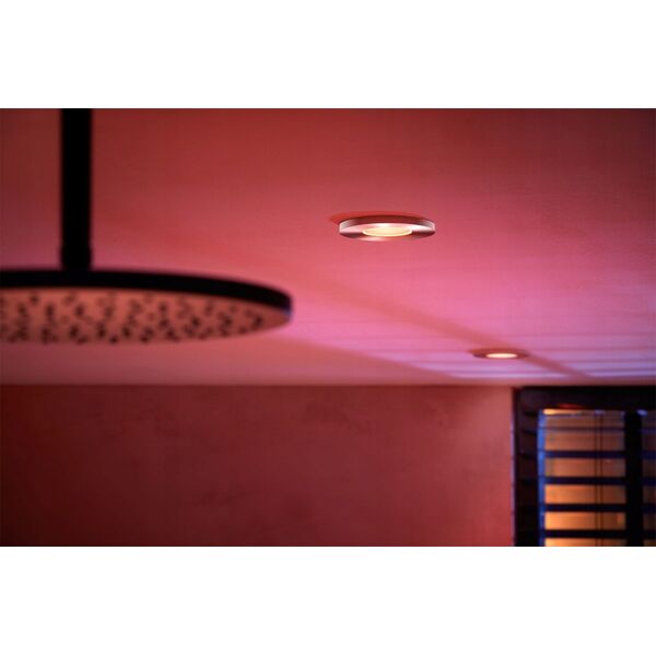 Philips Philips Hue White&Col. Amb. Xamento Einbauspot silber 1x4.2W