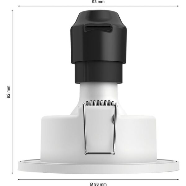 Philips Philips Hue White&Col. Amb. Xamento Einbauspot silber 1x4.2W