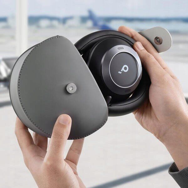 Słuchawki Soundcore Anker Soundcore | Headphones Travel Case with Magnetic Metal Buttons | Soundcore Space One Pro | Gray